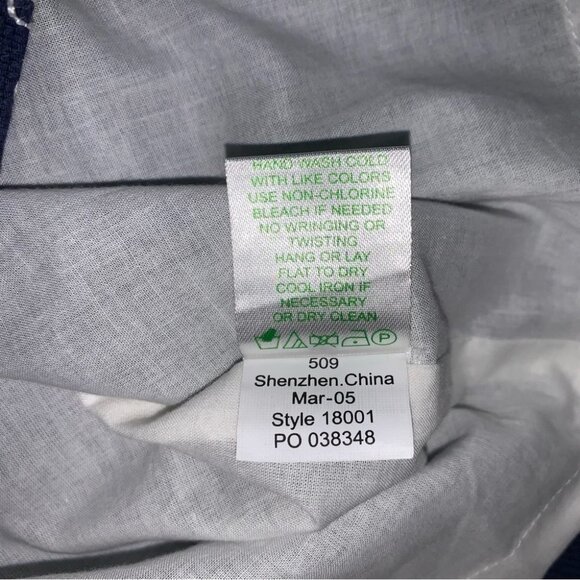 Lilly Pulitzer Dress Size 0 US Navy Blue “Honeycomb Bowen” Strapless Embroidered - Picture 13 of 15